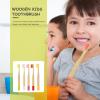 Ipetboom Toothbrush Set 5pcs Handle Soft Charcoal Bristle Manual Toothbrushes for Daily Travel Use Cleaning Random Color view 3