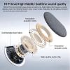 2026 New Sleep Pillow Speaker, Bluetooth Pillow Speaker with White Noise Timer Wireless Sleep Aid with Stereo Bass Private Sleep Headphones for Adult Kids (Blue1PC) view 2