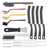 15pcs Multifunctional Crevice Cleaning Brush Set - Hard Bristle Scrub Brushes for Home, Bathroom, Kitchen, Windows, and Corners view 1