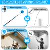 18FT Reach Cobweb Duster with Extension Pole - Spider Web Brush for Cleaning with 3-12FT 4-Section Flip-Lock Telescopic Pole, Effortlessly Cleans High Indoor & Outdoor Webs view 4