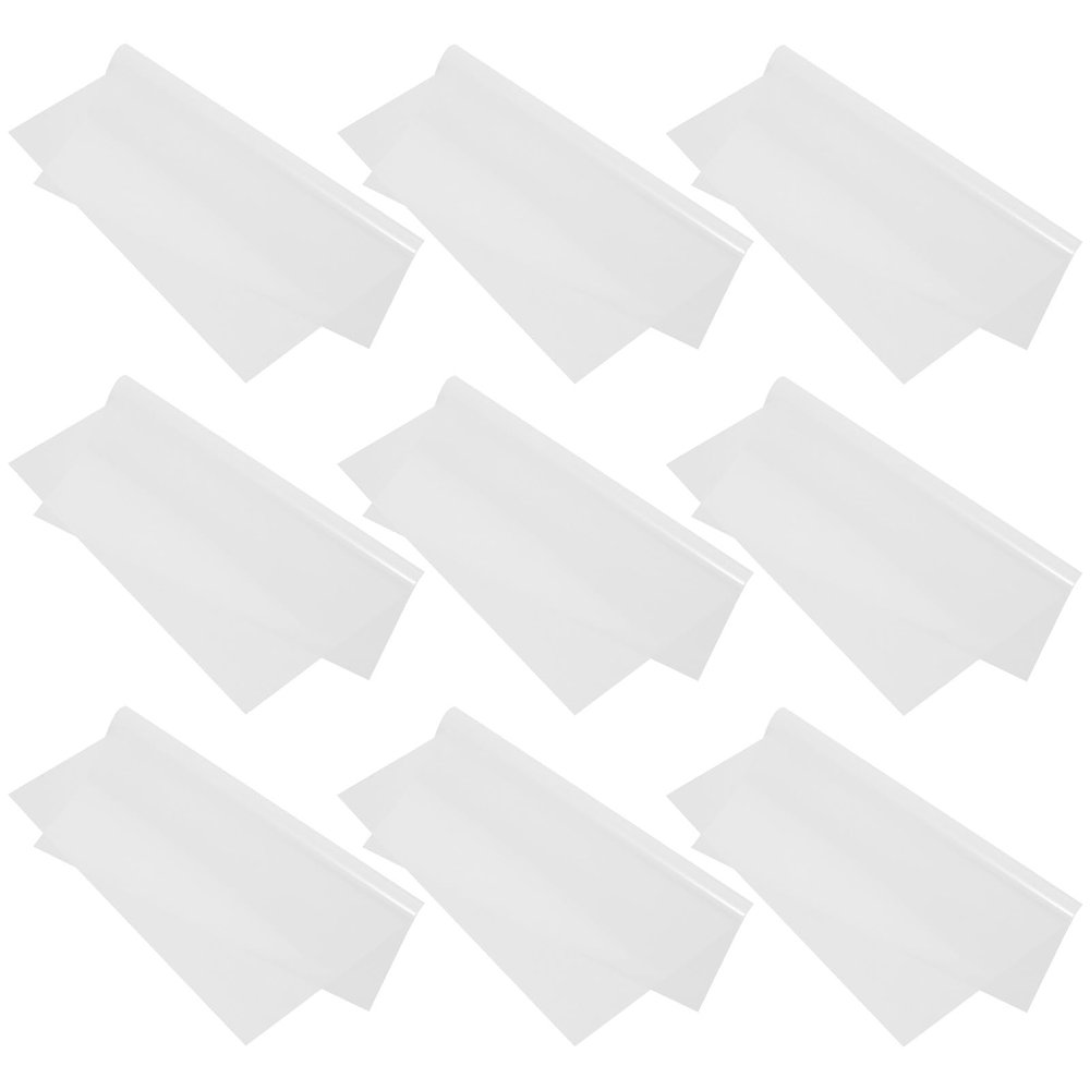 TOPPERFUN Waterproof Cellophane Wrap Sheets 20x20cm 2.2 Mil Thickness, 300pcs Wrapping Paper for Candy Bouquets DIY Craft Supplies and Basket Decorations
