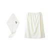 Household Towel Two-piece Hair Drying Cap Quick-drying Bath Non-shedding Shower Skirt view 1