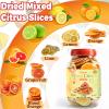 80+ Mixed Dried Citrus Slices 5 Varieties Dehydrated Citrus With Orange, Lemon, Lime, Grapefruit & Blood Orange Slices Natural Dried Fruit for Cocktail Garnish, Tea, Baking & Drink Decoration 5.64 oz (160g) view 2