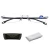 Intelligent Dual Focus Glasses,Smart Autofocus Glasses,Automatic Zoom Reading Glassess,Smart Zoom Glassess for Women Men (Silver,+2.5/250) view 1