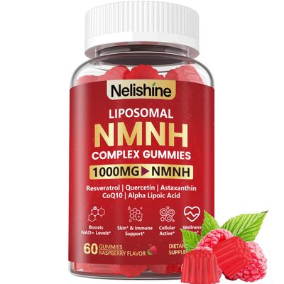 1000MG NMN Supplement Liposomal NMNH Gummies - NAD Supplement, NAD Gummies for Women & Men - Nicotinamide Riboside & Resveratrol Blend for Cellular Energy & Repair Support, Optimized Aging Support