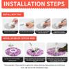 1 Set Spin Mop Replacement Handle, 49-inch 360 Rotating Telescopic Spin Mop Replacement with Plastic Disc for Household Floor Cleaning Accessories.. view 2