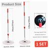 1 Set Spin Mop Replacement Handle, 49-inch 360 Rotating Telescopic Spin Mop Replacement with Plastic Disc for Household Floor Cleaning Accessories.. view 4