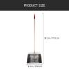 Healeved Rustless Stainless Steel Dustpan with Handle, Thickened Heavy-Duty Cleaning Dust Pan for Home and Office Garbage Collection, Household Cleaning Supplies for Floor and Trash Removal view 2