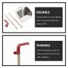 Healeved Rustless Stainless Steel Dustpan with Handle, Thickened Heavy-Duty Cleaning Dust Pan for Home and Office Garbage Collection, Household Cleaning Supplies for Floor and Trash Removal view 3