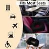 Hshbxd Donut Pillow for Tailbone Pain Relief, Wheelchair Cushion for Hemorrhoids and Bed Sores, Pregnancy, Donut Pillow Suitable for Office, Long Travel, Car and Home Sofa (Black) view 2