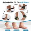 2-Pack Ankle Brace for Men & Women,Adjustable Lace up Ankles Sock,Basketball Ankle Stabilizer with Straps,Orthopedic Compression Sleeve for Plantar Fasciitis Relief,Tendonitis,Sprained(Gray) view 4