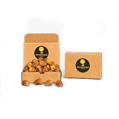 Dolce Frutti Sukkari Dates Premium Soft & Naturally Sweet, No Added Sugar, 100% Organic & Flavorful, High Fiber, Healthy Snack for Kids and Adults. Perfect for Cooking, Baking & Smoothies (1 Lb)