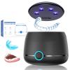 Midomi Ultrasonic Retainer Cleaner, 45kHz Denture Cleaner Machine, 5min and 10min Modes with Rechargable Top Cover, 200ml Dental Cleaning Pod, MouthGuard Cleaner for Aligner NightGuard Jewelry view 1