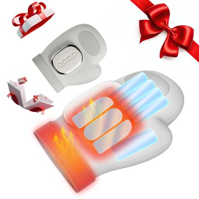 2026 NEW Hand Massager with Heat and Compression, Hand Massager with 3 Temps (108F ~ 121), 5 Strengths, 3 Massages for Arthritis, Wrist & Carpal Tunnel Relief, Hand Massage, Gift for Women/Men