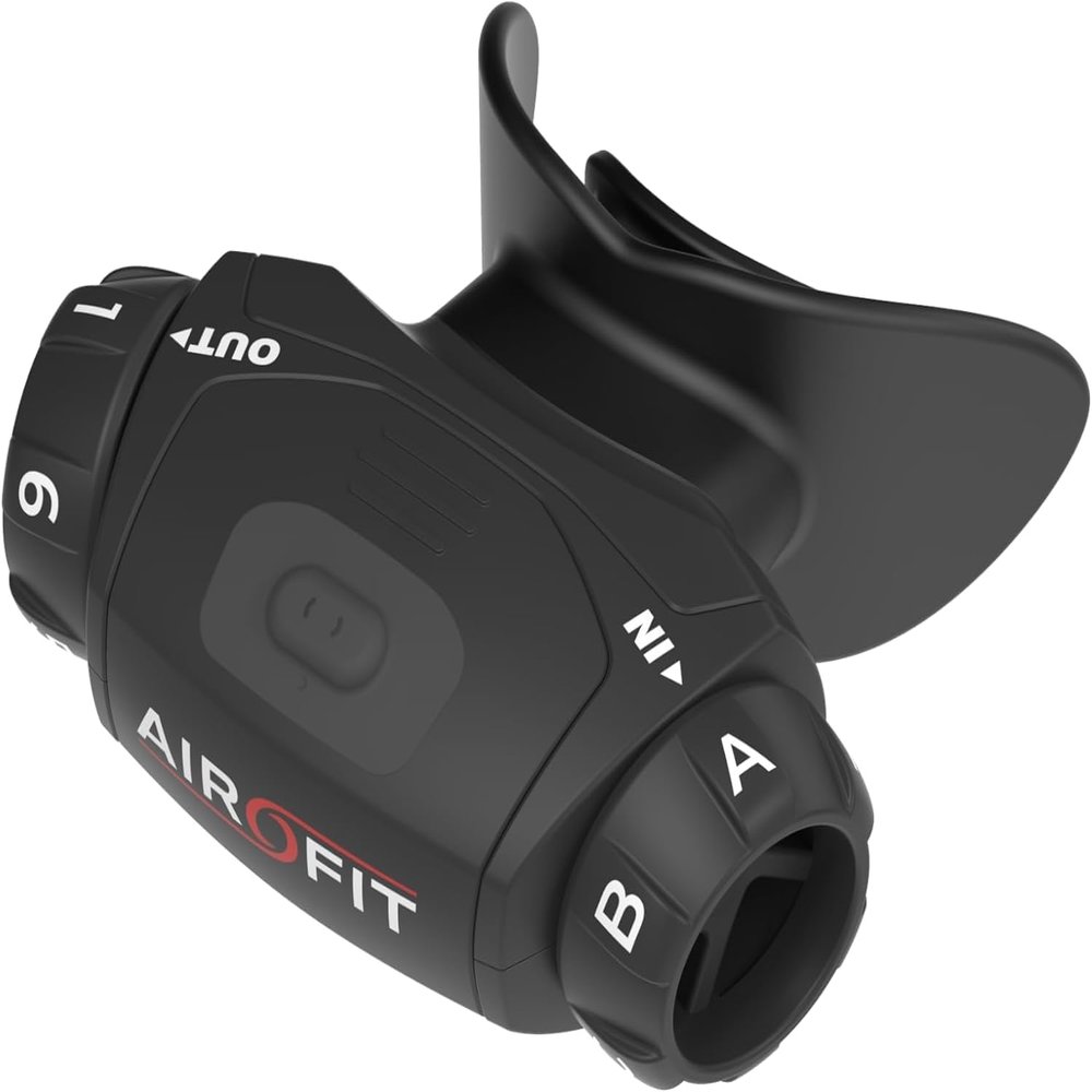 Airofit Elite Breathing Trainer for Sports, Fitness and Performance Improvement Advanced Breathing Training with Guided Workouts, Performance Tracking and Progress Analytics for Daily Use