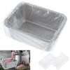 100 Pack Disposable Poly Lug Liners 23" x 23" Heavy Duty Thick Plastic Meat Lug Liners 2.5 Mil Food Basket Bag for Meat Processing & Mixing Plastic Flat Transport Bag for Instant Cleanup view 1