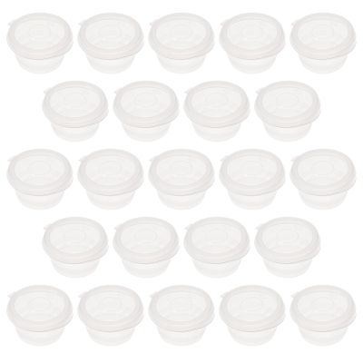 ARTIBETTER Disposable Sauce Cups with Lids 100pcs 50ml Pp Plastic Leakproof Dipping Sauce Containers for Takeaway Picnic and Food Storage