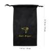 WATIIFUFU Hair Dryer Storage Bag Drawstring Velvet Pouch 19x35cm Portable Hair Blow Dryer Travel Carrying Bag for Salon and Home Use view 2