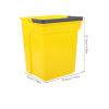 HOMOCONO Cleaning Bucket with Handle 4l Plastic Household Water Bucket for Laundry and Mop Cleaning for Home Office School and Commercial Use view 2