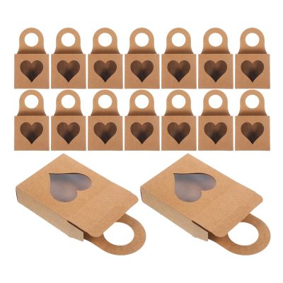 ADOCARN 25pcs Kraft Paper Wine Bottle Boxes with Window and Handle Portable Wine Bottle Holders for Wrapping and Home Decoration Hanging for Parties and Events