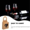 ADOCARN 25pcs Kraft Paper Wine Bottle Boxes with Window and Handle Portable Wine Bottle Holders for Wrapping and Home Decoration Hanging for Parties and Events view 3