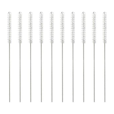 10 PCS Hearing Aid Cleaning Tools, Hearing Aid Vent Earhook Tube Cleanings Brush Kit Tubes Cleanings Brushs Tube Cleaning Tool for Earbuds Headphones Small Holes Cleaner Small Brush