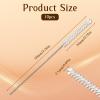 10 PCS Hearing Aid Cleaning Tools, Hearing Aid Vent Earhook Tube Cleanings Brush Kit Tubes Cleanings Brushs Tube Cleaning Tool for Earbuds Headphones Small Holes Cleaner Small Brush view 2
