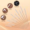 10 PCS Hearing Aid Cleaning Tools, Hearing Aid Vent Earhook Tube Cleanings Brush Kit Tubes Cleanings Brushs Tube Cleaning Tool for Earbuds Headphones Small Holes Cleaner Small Brush view 3