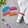 10 PCS Tooth Pastetooth Paste Squeeze, Plastic Toothpaste Tube Squeezer Tool Hanging Kids Toothpaste Dispenser Clip Holder for Bathroom, Suitable for Toothpastes Cream Cosmetics and Paint (5 Colors) view 4