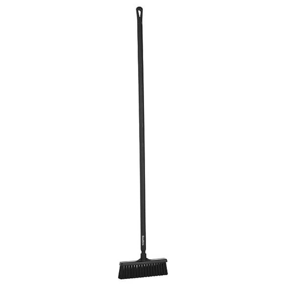 12 in Sweep Face Push Broom, Medium, Black, Mfr: 31669/29629-A