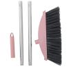 NIYANGLE Heavy Duty Plastic Angle Broom with Long Handle for Indoor and Outdoor Floor Cleaning, Wide Sweep Trash Broom for Home, Garage, and Patio Use view 1