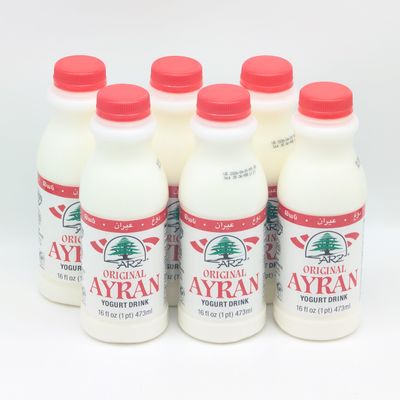 ARZ Original Ayran Yogurt Drink, 16 fl oz, 6 Pack