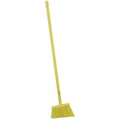 11 3/8 in Sweep Face Angle Broom, Stiff, Yellow, Mfr: 29146/29606-A