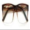 V.W.E. Modern Rectangular Progressive Reader - Clear On Top Reading Glasses - AR Coating Z122 (Brown, 3.25, x) view 1