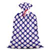 WRAPAHOLIC 56" Extra Large Baseball Plastic Gift Bag - Classic Baseball Jumbo Bike Bag Gift Wrap for Tenns Boys Birthday, Baby Shower and Ball Sports Theme Party- 56" H x 36" W view 1