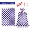 WRAPAHOLIC 56" Extra Large Baseball Plastic Gift Bag - Classic Baseball Jumbo Bike Bag Gift Wrap for Tenns Boys Birthday, Baby Shower and Ball Sports Theme Party- 56" H x 36" W view 2