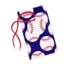 WRAPAHOLIC 56" Extra Large Baseball Plastic Gift Bag - Classic Baseball Jumbo Bike Bag Gift Wrap for Tenns Boys Birthday, Baby Shower and Ball Sports Theme Party- 56" H x 36" W view 3