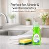 3 oz Dishwashing Liquid Bottles Case of 72 Travel Size Mini Dish Soap Bulk Small Kitchen Soap for Airbnb, Vacation Rentals, Hotels, Food Pantry & Welcome Baskets 216 Total Fl Oz view 3