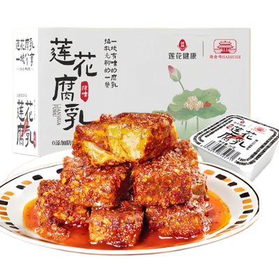 Spicy Fermented Tofu,Spicy Fermented Bean Curd, 180g (20g*9 Individual Small Pieces), Traditional Chinese Savory Tofu Preserve, Aromatic Umami Side Dish, Perfect Condiment for Rice, Porridge, Noodles