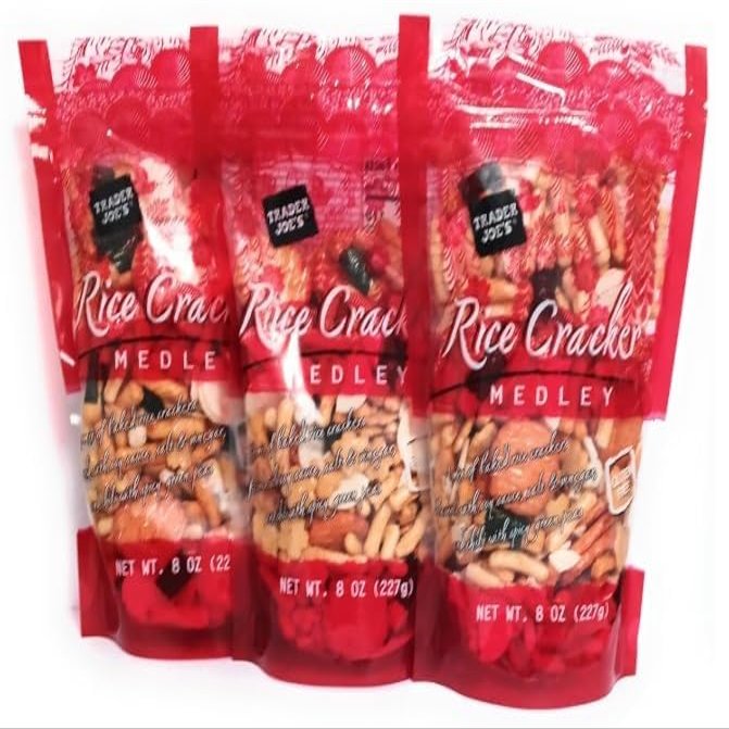 NineLife Basics Trader Joe's Rice Cracker Medley, 8 oz, Pack of 3