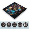 Colorful Butterflies Flying Around on Black Background Bathroom Scale for Body Weight with High Precision Large LCD Backlight Display Digital Weighing Scale with BMI Capacity Up to 180kg view 3