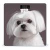 Lovely Maltese Dog Bathroom Scale for Body Weight with High Precision Large LCD Backlight Display Digital Weighing Scale with BMI Capacity Up to 180kg view 1