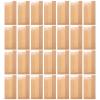 Artibetter 50pcs Kraft Paper Bags with Window, Medium Greaseproof Bread and Cookie Packaging Pouches, Oil-resistant Toast Storage Bags for Baking and Food Preservation view 1