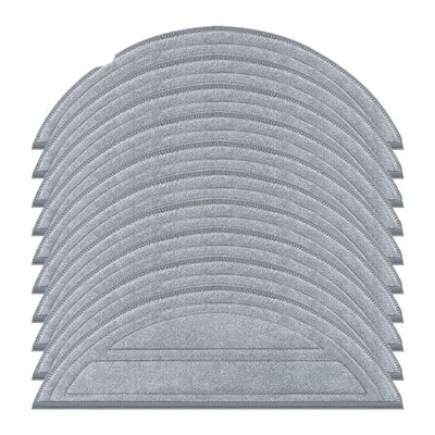 10pcs Mop Cloth Spare Part Rag Replacement,Compatible For Roborock Q10 S5 / + VF Q10V + Vacuum Cleaner Accessories