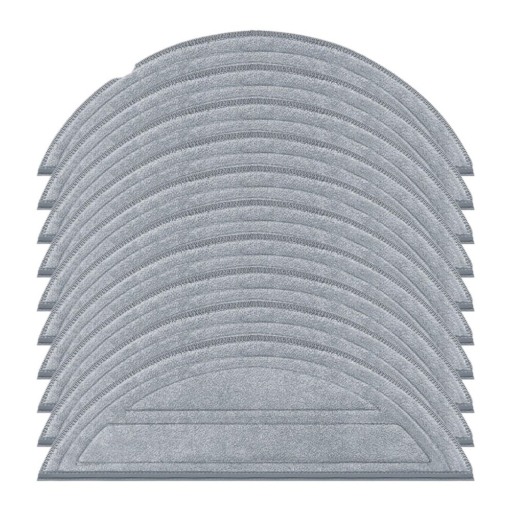 10pcs Mop Cloth Spare Part Rag Replacement,Compatible For Roborock Q10 S5 / + VF Q10V + Vacuum Cleaner Accessories