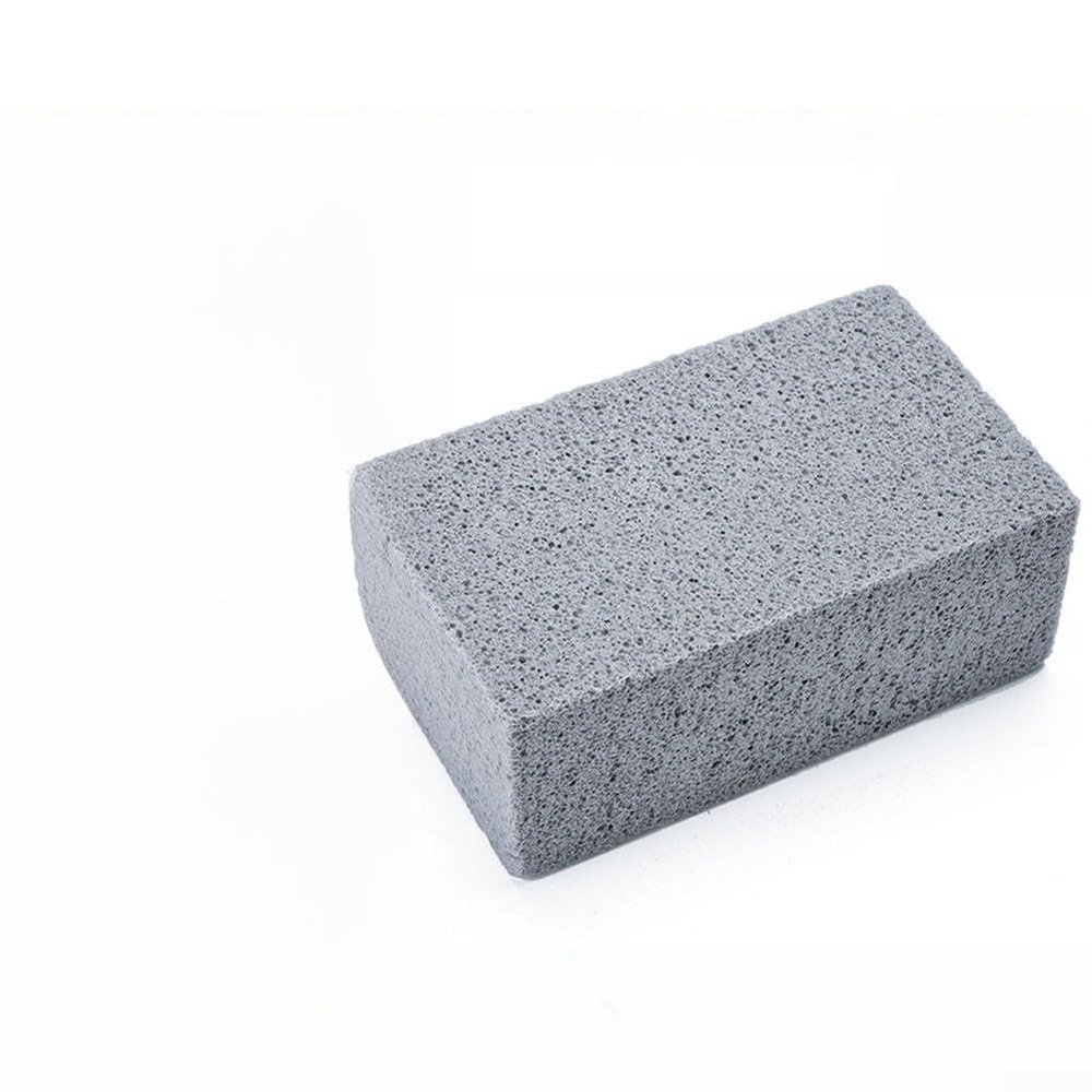 BBQ Grill Brick Cleaner Made of Foam Glass Material for Safe and Effective Removal of Built-Up Grease on Griddles and Cooking Surfaces
