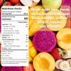 6.7 oz Freeze Dried Fruit Mixed - Dehydrated Fruit Pieces Snacks (6 Fruits) with Crispy Strawberry, Dragon Fruit, Apple, Mango, Banana & Yellow Peach, for Kids & Adults, Snacking, Desserts & Baking, No Sugar Added, Vegan view 2