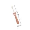 Operitacx 3pcs Non-Slip Soft Bristle Toothbrush Set with Super Bristles for Travel Use, Gentle Yellow Pink Deer Design view 2