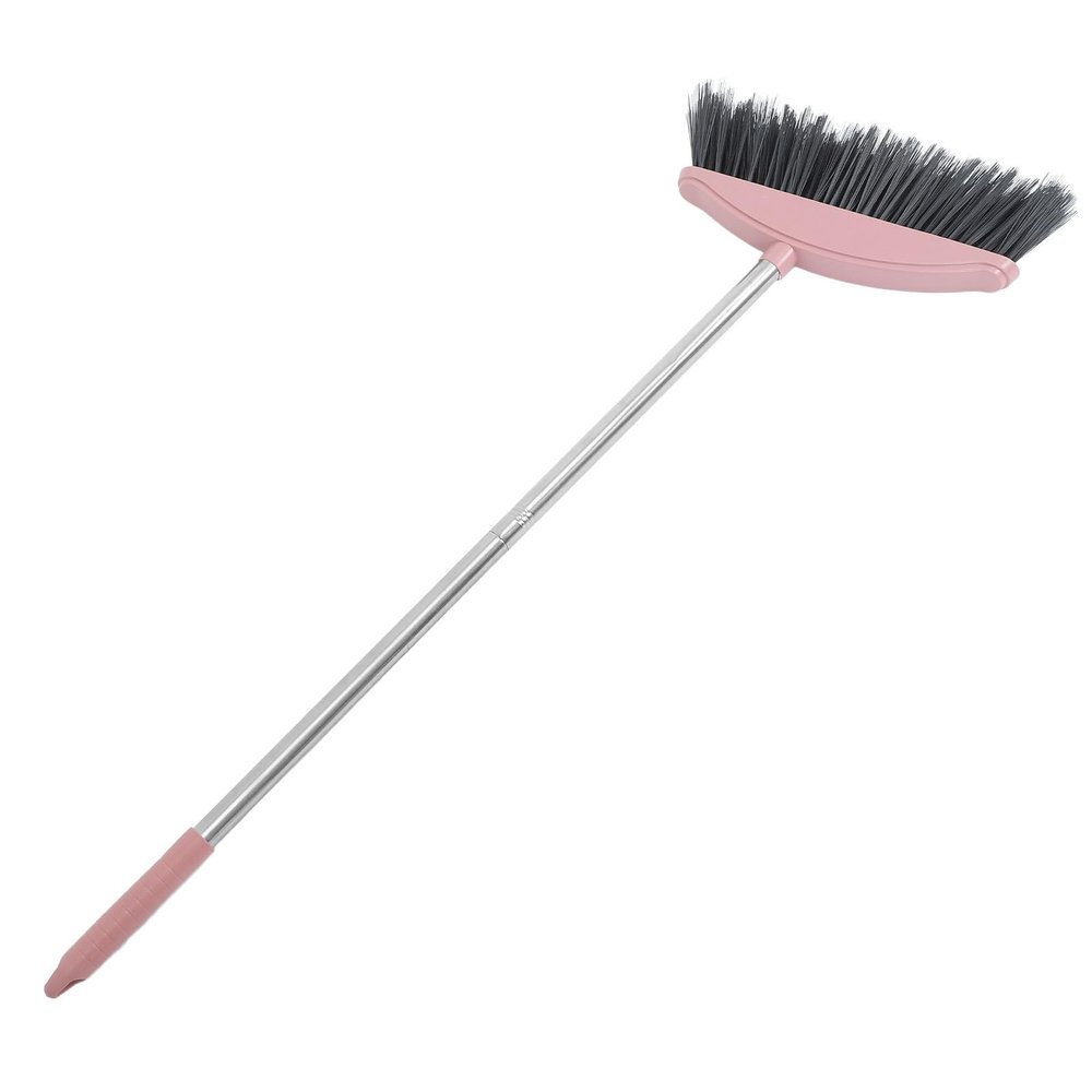 BESPORTBLE Heavy Duty Dust Broom with Long Handle Indoor Outdoor Angle Sweeping Broom for Floor Cleaning for Home Garage Patio Use