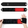 Red Light Therapy for Wrist with Massage, 660nm & 850nm Near Infrared Light Device, Heated Wrist Brace for Carpal Tunnel, 3 Light & Vibration Massage Settings, 3000mAh view 1